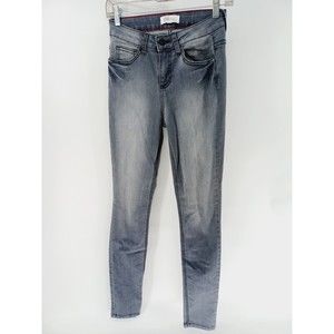 Pello Jeans Jeggings Womens 3 Gray Skinny High-Rise Cotton Pockets Stretch